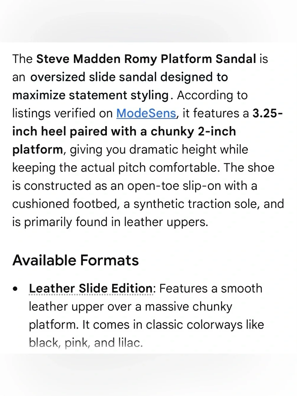 Steve Madden Romy Platform Sandal
